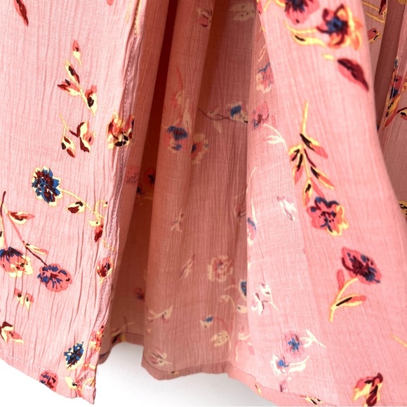 Faithfull The Brand Floral Printed Wide Leg Pants Tie Front High Waist - Picture 6 of 10